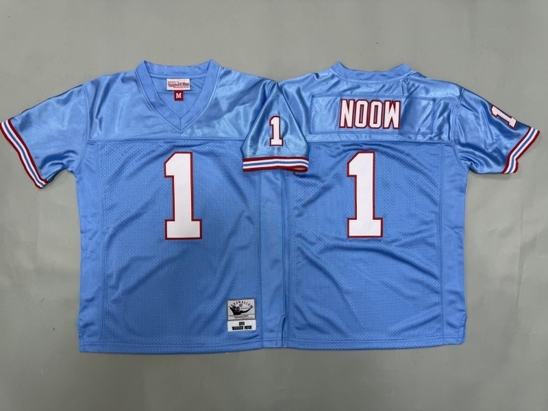 Youth Tennessee Titans #1 Noow Light Blue Throwback Limited Nike NFL Jersey 01->youth nfl jersey->Youth Jersey
